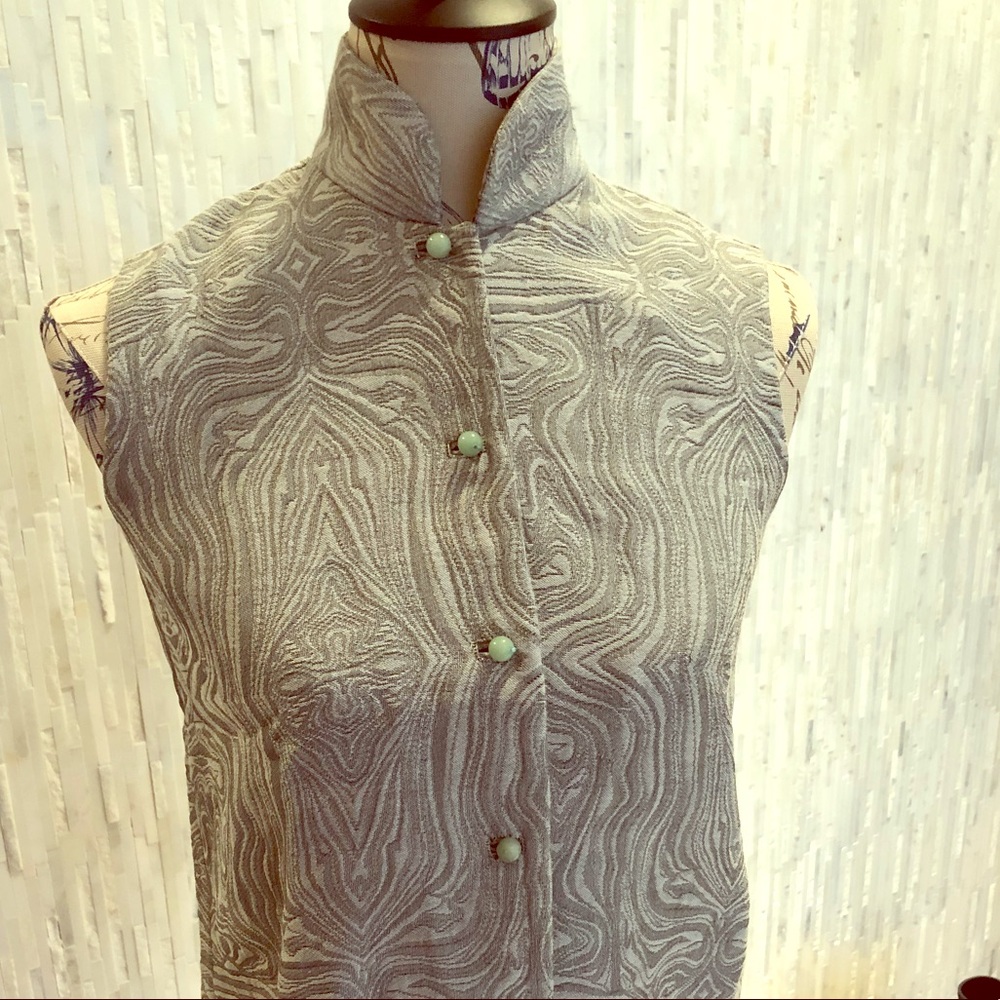 Shanghai Tang Chinese style sleeveless top